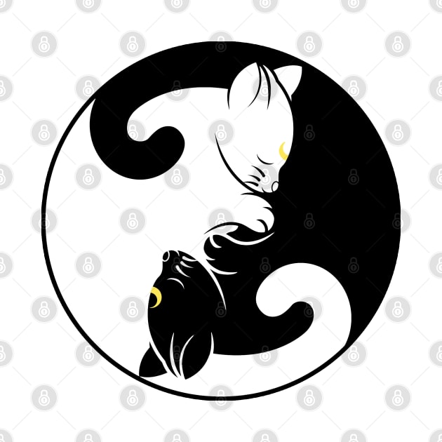 Cats Yin Yang by GNDesign