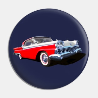 1959 Ford Galaxie in red Pin