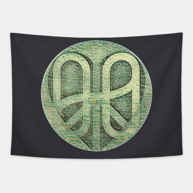 Peace Love & Harmony ONE $$ Tapestry by Peace Love and Harmony