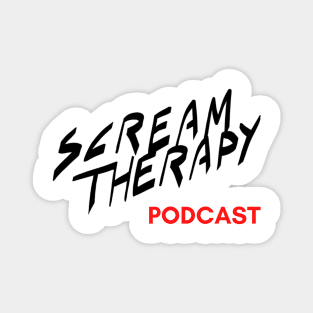 Scream Therapy podcast about the link between punk rock and mental health Magnet