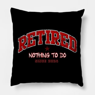 Retired nothing to do since 2024 Pillow