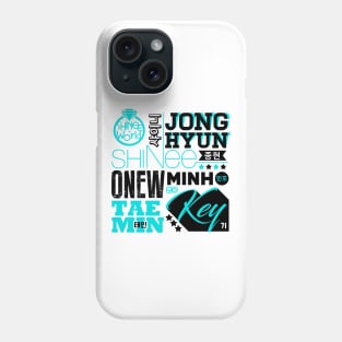 SHINEE FONT COLLAGE Phone Case