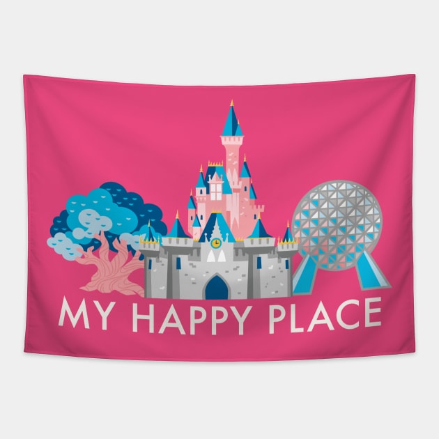 My happy placeS Tapestry by EnglishGent