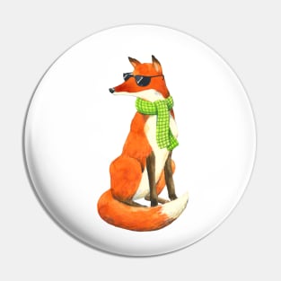 Cool Dude Fox Pin