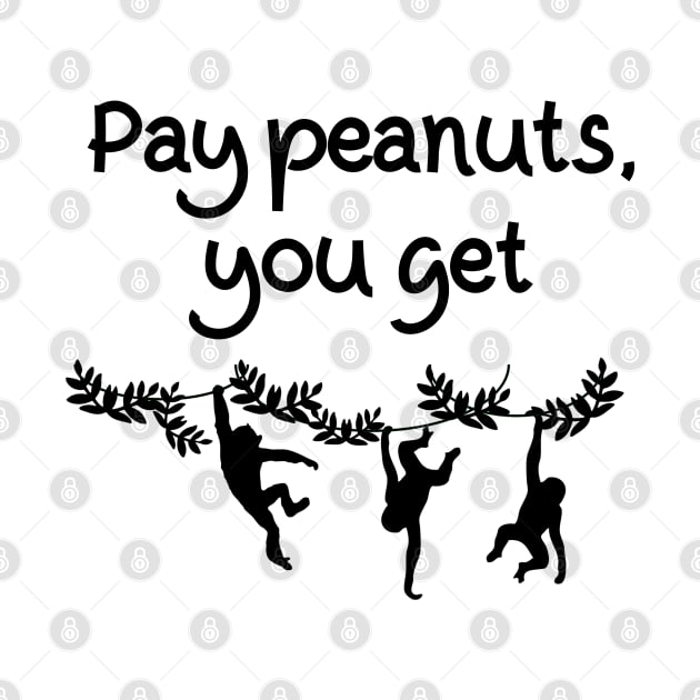 Pay Peanuts You Get Monkeys by coloringiship