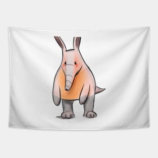 Cute Aardvark Drawing Tapestry