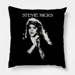 Stevie Nicks Silhouette Pillow