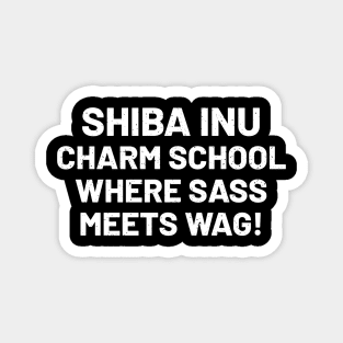 Shiba Inu Charm School Magnet