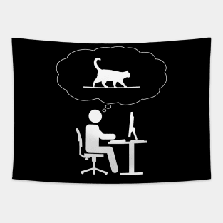 Office Dreamer - Cats Tapestry