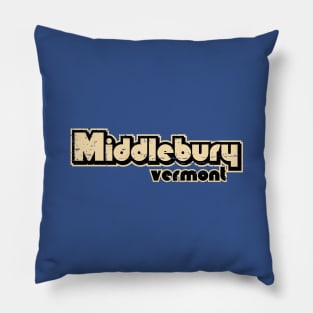 TV Font Middlebury Pillow