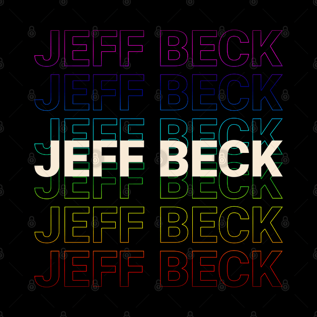 Jeff Beck Kinetic Typography Style by car lovers in usa