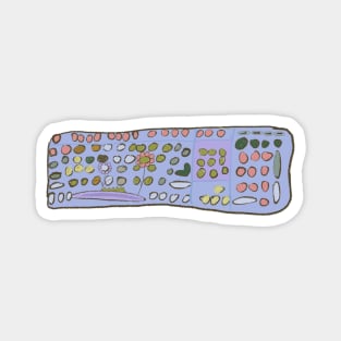 Have spring in my keyboard, Wildflower keyboard, Cool cloud keyboard, Flowers seed keyboard Magnet