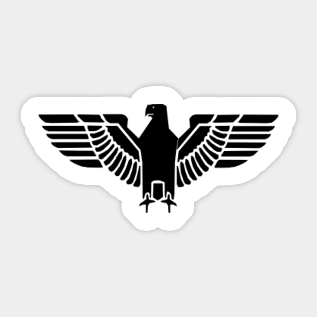 Eagle Bird Falcon Symbol National Symbol Icon Black Eagle Sticker Teepublic Au