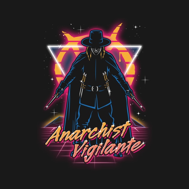 Retro Anarchist Vigilante by Olipop