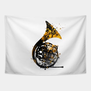 french horn music art #music Tapestry