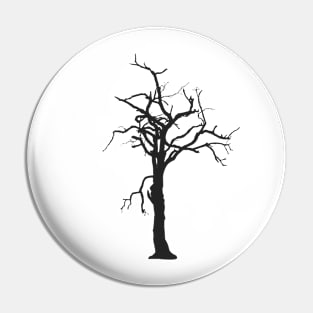 Lone Black Tree Pin