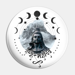 Har Har Mahadev - Sanatan Dharma Yoga Men T-shirt Pin