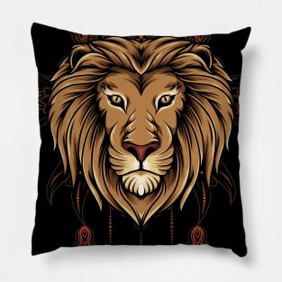 Lion Mandala Pillow