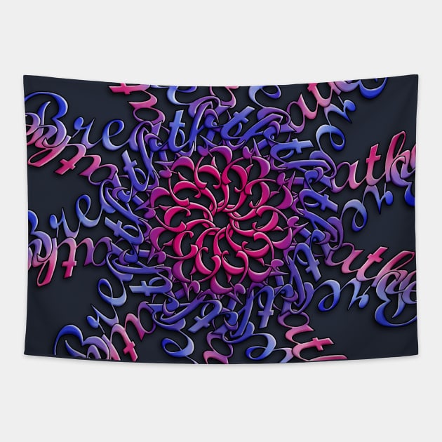 Just Breathe in Color Tapestry by SonoSonoStudio