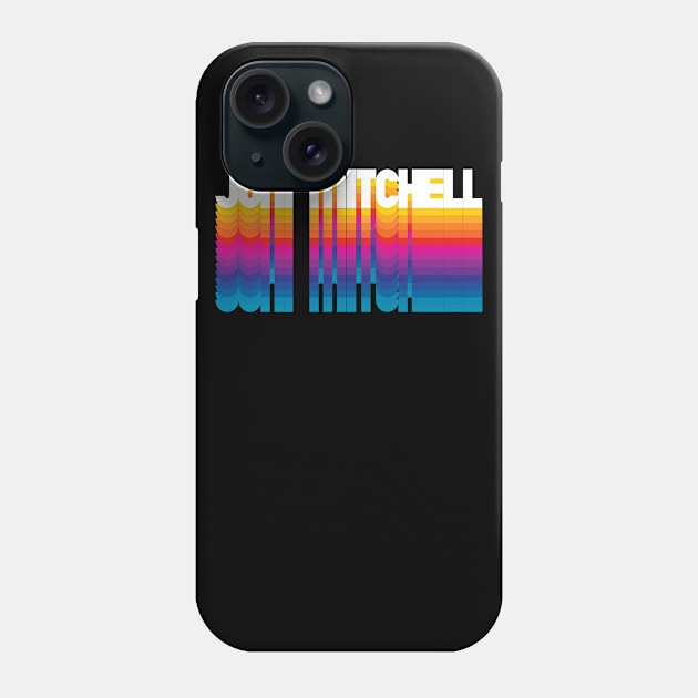 Retro Joni Proud Personalized Name Gift Retro Rainbow Style Phone Case by Time Travel Style