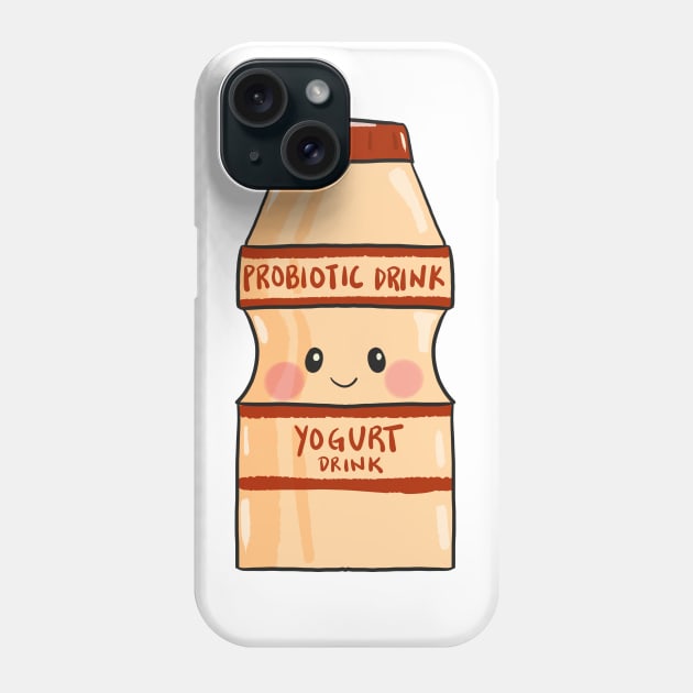 Yakult Yogurt Drink Asian Kawaii Food Phone Case by kristinedesigns