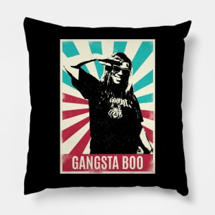 Vintage Retro Gangsta Boo Pillow