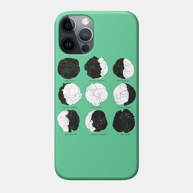 Feline Lunar Cycle - Kitty - Phone Case