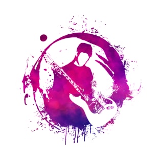Purple guitarist #purple T-Shirt