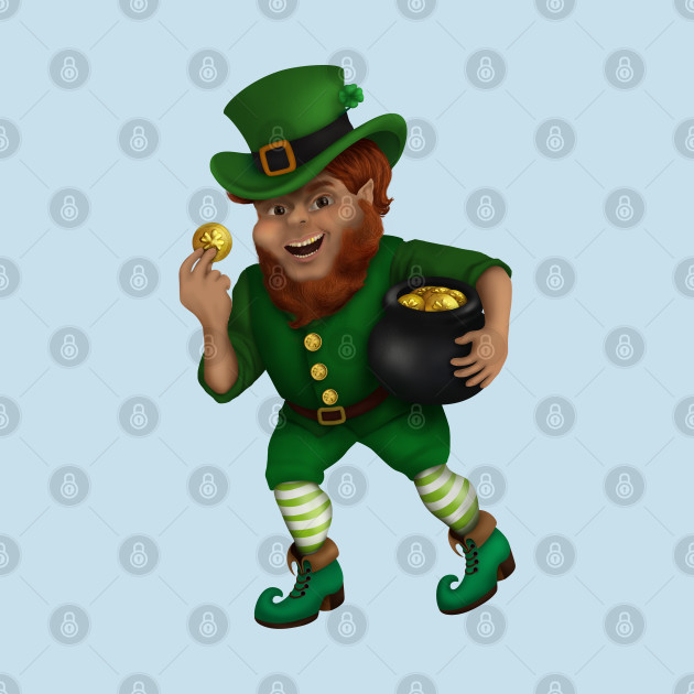 Discover St. Patrick s Day Lucky Leprechaun - Gold Coins - T-Shirt