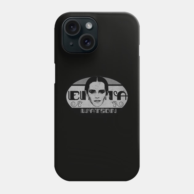 Vintage Emma BW Phone Case by CTShirts