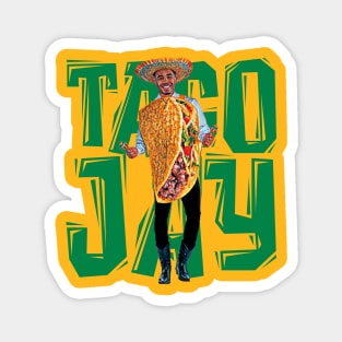 TACO JAY (BIG green font) Magnet