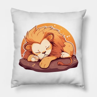 sleeping lioin Pillow