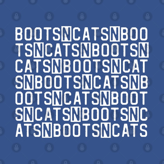 Boots n cats: Say it quickly and voila! you're a beatboxer (white letters with cut outs) by PlanetSnark