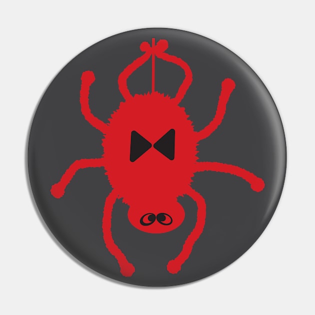 CREEPY CUTE RED SPIDER Halloween Black Widow - UnBlink Studio by Jackie Tahara Pin by UnBlink Studio by Jackie Tahara