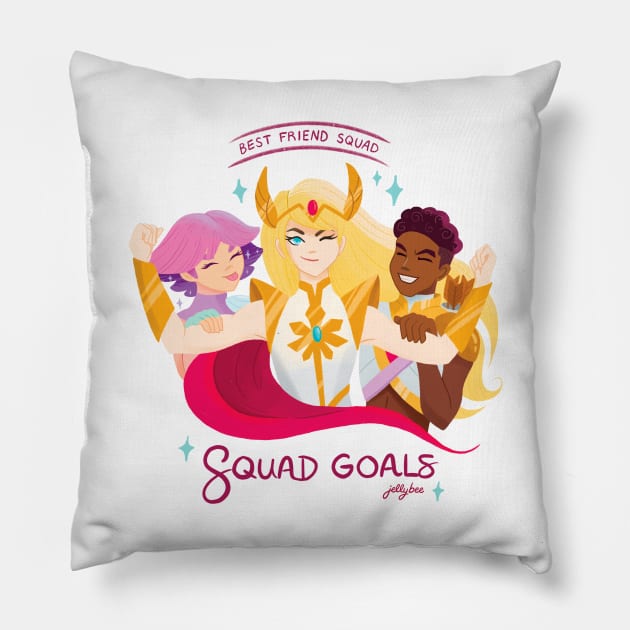 Best Friend Squad Pillow by Jellybee Designs