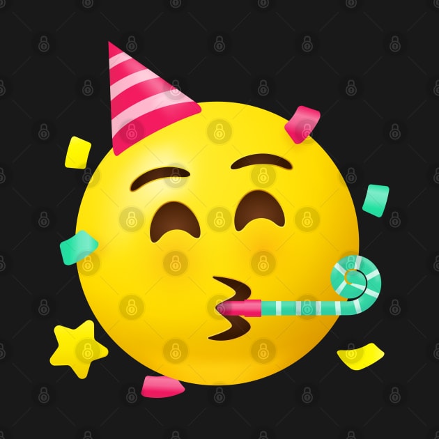 Party face emoji by Vilmos Varga