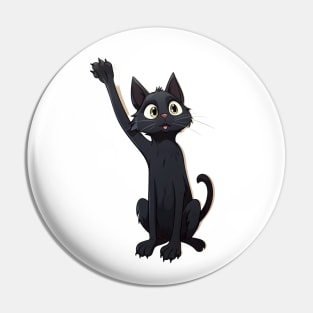 Black Cat hailing a taxi? Pin