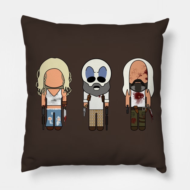 The Blocky Rejects - "Vector Eds" Pillow by TwistedKoala