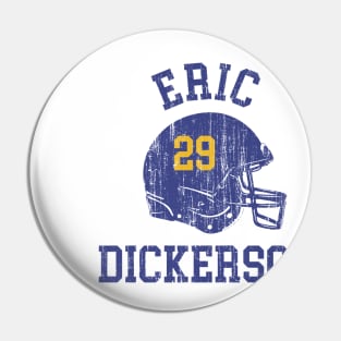 Eric Dickerson Los Angeles R Helmet Font Pin