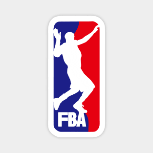 Flopping Basketball Association Logo Magnet