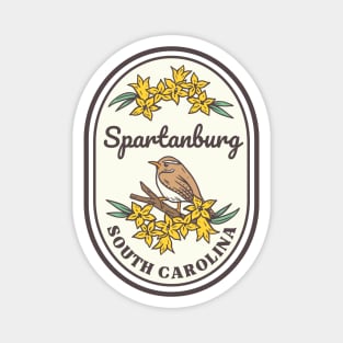 Spartanburg South Carolina Wren SC Tourist Souvenir Magnet
