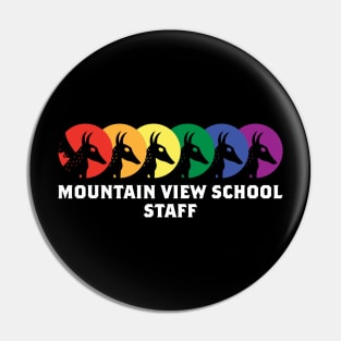 STAFF ONLY Mountain View School San Diego design Pin