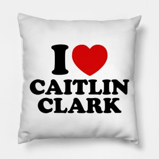I Love Caitlin Clark Pillow