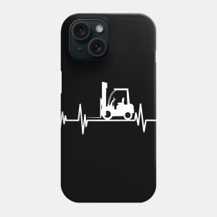 heartbeat Forklift Operator Birthday forklifter lover Phone Case