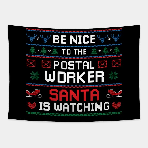 Christmas Sweater Tapestry by MintaApparel