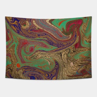 Colorful earth pattern Tapestry