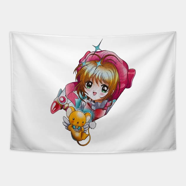 cardcaptor sakura Tapestry by Stephanie Francoeur Art