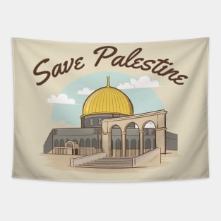 Free Palestine Tapestry