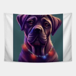 Cute Cane Corso Drawing Tapestry