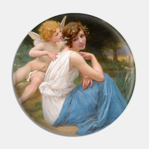 Cupid and Psyche by Guillaume Seignac Pin by Classic Art Stall